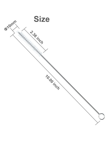 Cepillo Limpiador de Pajitas The Revenant Set de 10 Piezas