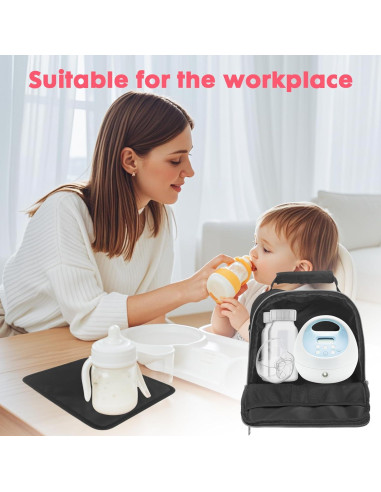 Bolsa Enfriadora de Leche Materna Wanyshapy Negra 0.76kg