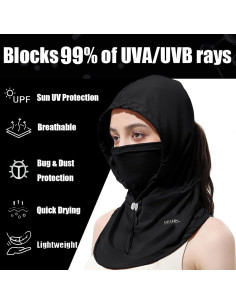3 Pcs Balaclava Refrigerante UV Protección Solar Unisex 2