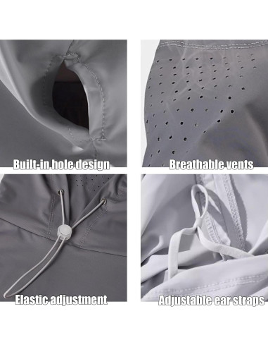 3 Pcs Balaclava Refrigerante UV Protección Solar Unisex