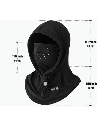 3 Pcs Balaclava Refrigerante UV Protección Solar Unisex