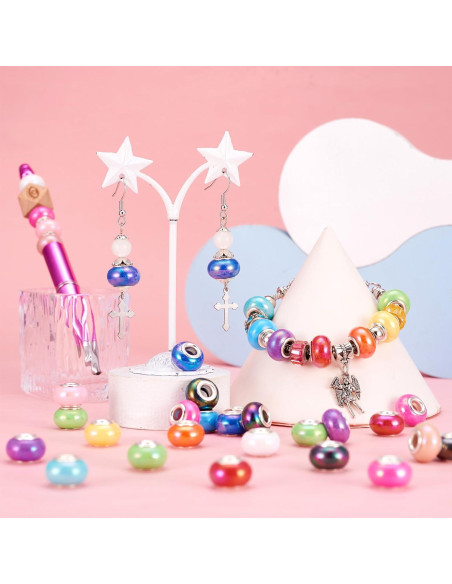 Cuentas Europeas Cheriswelry 100pcs AB Color 14x9mm