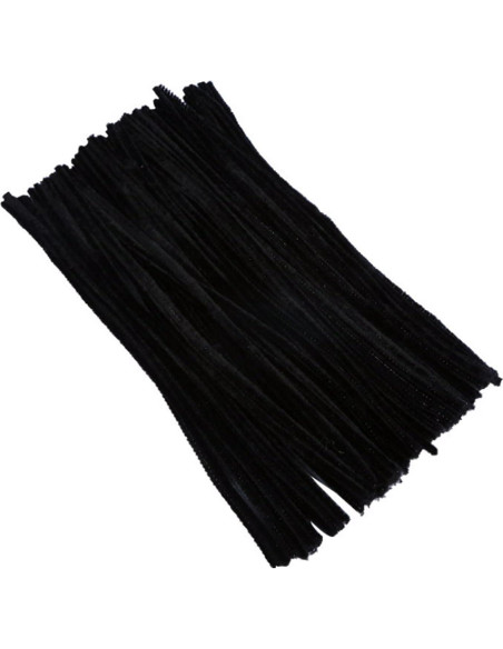 Limpiapipas Negros GOTOONE 200 Piezas 30.48 cm Manualidades