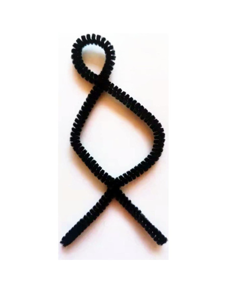 Limpiapipas Negros GOTOONE 200 Piezas 30.48 cm Manualidades