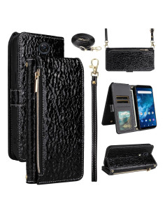 Funda de Cartera Furiet para Cricket Icon 2 y AT&T Fusion Z