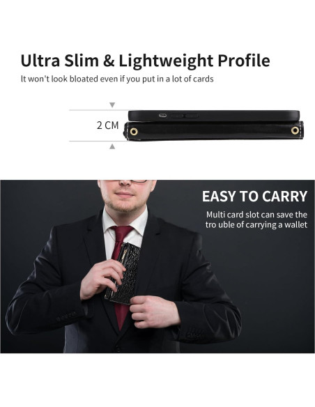 Funda de Cartera Furiet para Cricket Icon 2 y AT&T Fusion Z