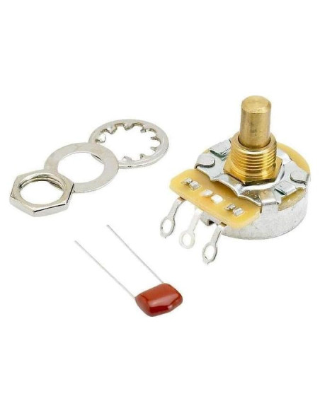 Potenciómetro Fender 250K Eje Sólido para Volumen/Tono