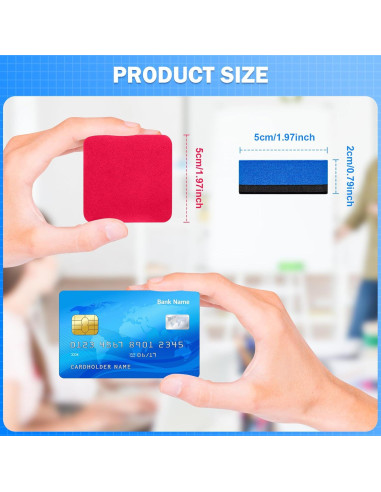 Borradores de Pizarra Blanca Magnéticos EAONE - 48 Piezas