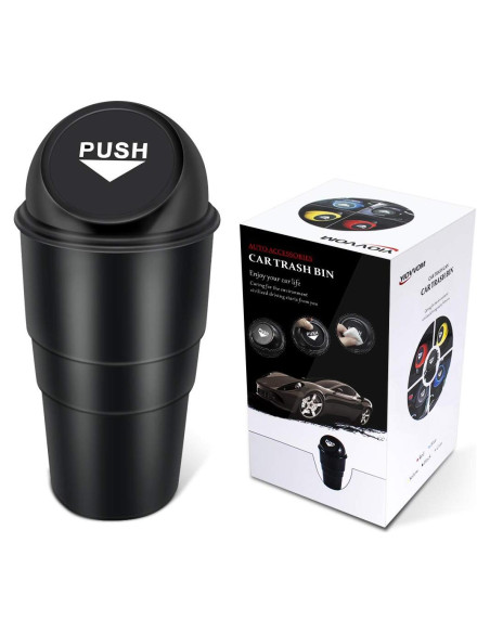 Cubo de Basura para Auto YIOVVOM 9.84L a Prueba de Fugas