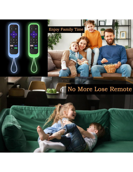 Funda de Control Remoto Roku Taiyiluo con Rastreador Brillante
