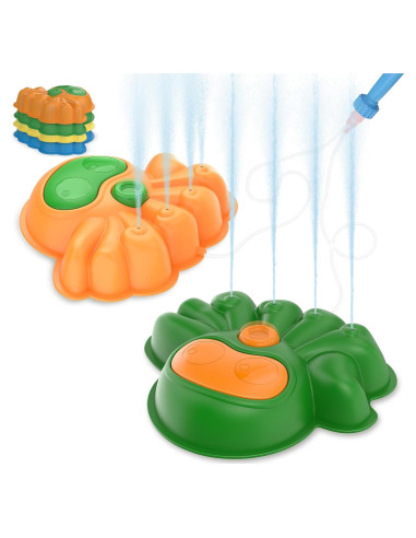 Aspersor de Agua 2-en-1 Uarzt Pulpo Brillante con Luz LED