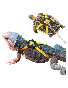 Correa Arnés para Tortuga Vehomy Amarillo 120cm S