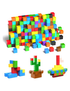 Bloques Magnéticos SmartYeen 100pcs Juguetes STEM 3-8 años