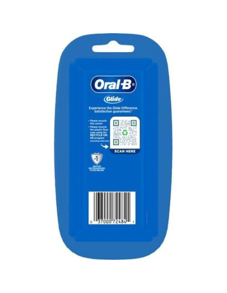 Hilo Dental Oral-B Glide Pro-Salud Menta 3 Paquetes 120m