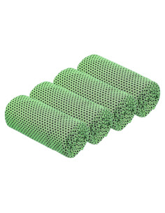 Toalla Enfriadora PATIKIL 100x30cm 4 Pcs Verde Brillante