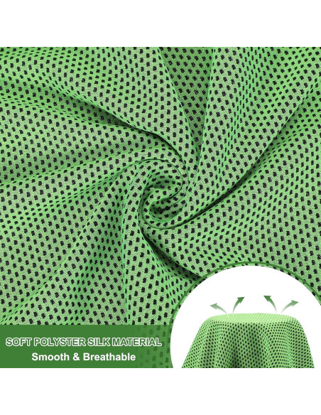 Toalla Enfriadora PATIKIL 100x30cm 4 Pcs Verde Brillante