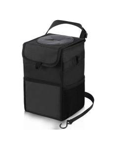 Basurero de Auto Impermeable Kartisen con Tapa y 3 Bolsillos