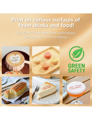 Bolígrafo de Comida Portátil EVEBOT PrintPen Mini Negro