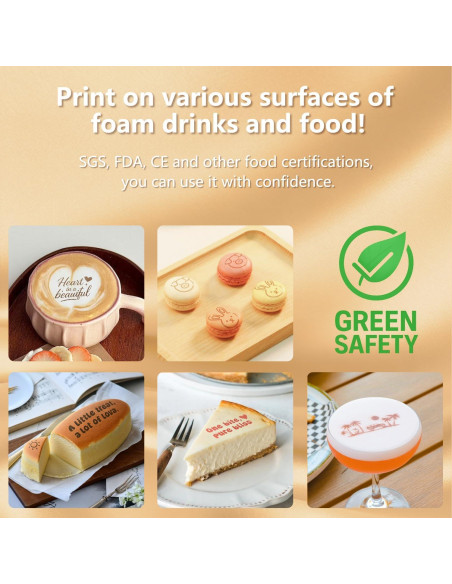 Bolígrafo de Comida Portátil EVEBOT PrintPen Mini Negro