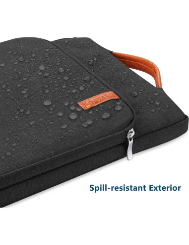 Funda para Laptop Kogzzen 11-12 Pulgadas Impermeable Negra