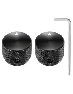 Perillas de Potenciómetro Aluminio MECCANIXITY 2 Pcs 4mm ID