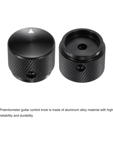 Perillas de Potenciómetro Aluminio MECCANIXITY 2 Pcs 4mm ID