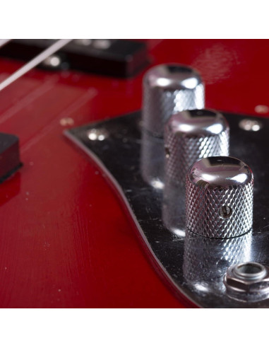 Perillas de Potenciómetro Aluminio MECCANIXITY 2 Pcs 4mm ID