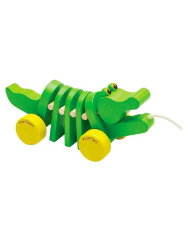 Juguete de Arrastre Cocodrilo Bailarín PlanToys Ecológico