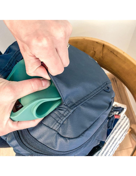 Taza de Silicona MYOTT 12 oz Plegable y Aislante - Evergreen