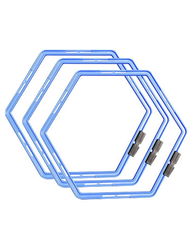 Anillo de Agilidad Hexagonal CZ-XING 3 Piezas Multicolor