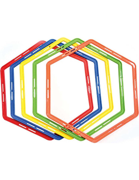 Anillo de Agilidad Hexagonal CZ-XING 3 Piezas Multicolor