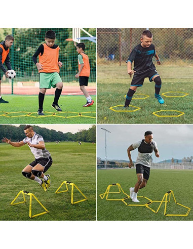 Anillo de Agilidad Hexagonal CZ-XING 3 Piezas Multicolor