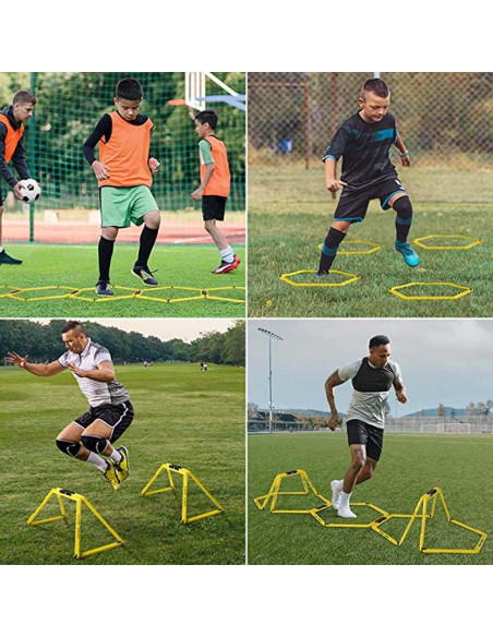 Anillo de Agilidad Hexagonal CZ-XING 3 Piezas Multicolor