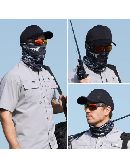 Gaiter de Cuello KastKing La Sal UPF 50+ Camuflaje Boulder