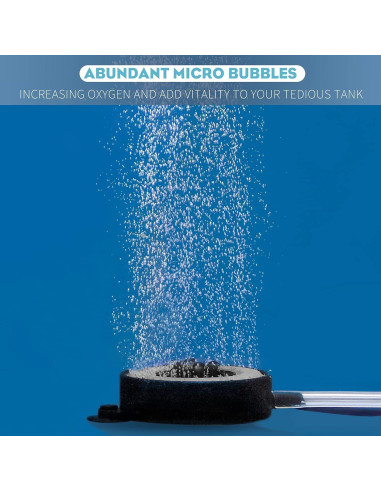 Disco de Aire Pawfly 5 cm con Luz LED para Acuario