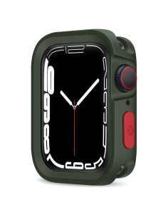Funda Protectora ZZDZZ Verde Militar para Apple Watch 40mm 41mm