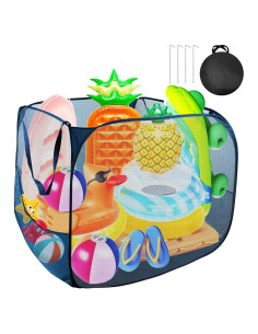 Contenedor de Almacenamiento de Juguetes de Piscina Feoang 81x76cm