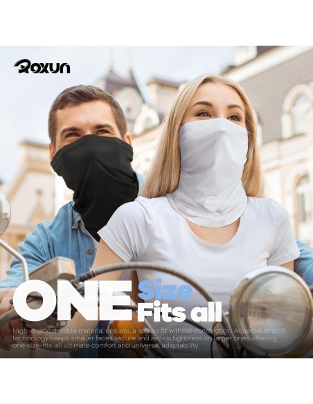 Paquete de 4 Gaiters para Cuello Transpirables UV - Unisex