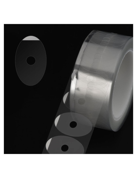 1000 Almohadillas Transparentes Antideslizantes Hasefam 42x26mm