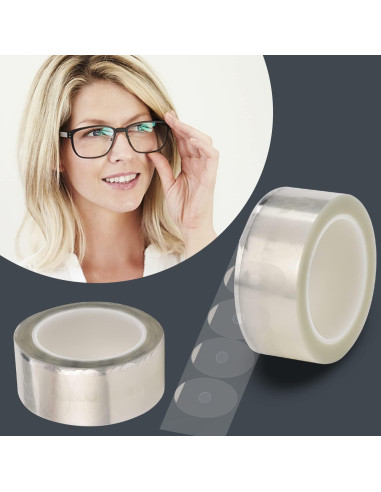 1000 Almohadillas Transparentes Antideslizantes Hasefam 42x26mm