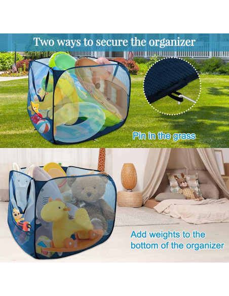 Contenedor de Almacenamiento de Juguetes de Piscina Feoang 81x76cm Contenedor de Almacenamiento de Juguetes de Piscina Feoang 81x76cm