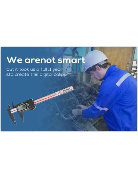 Calibrador Digital 150mm Simhevn con Pantalla LCD y Cinta Métrica