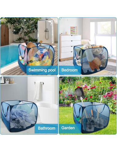 Contenedor de Almacenamiento de Juguetes de Piscina Feoang 81x76cm