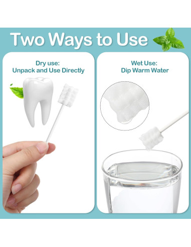 200 Piezas Limpiador de Lengua Bebé Singhoow con Cepillo Dedo