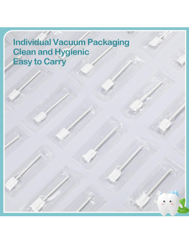 200 Piezas Limpiador de Lengua Bebé Singhoow con Cepillo Dedo