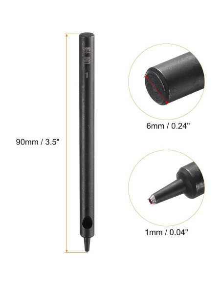 Punzón Redondo de Cuero HARFINGTON 1mm - Herramienta de Corte