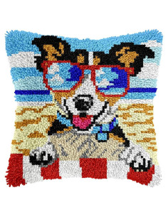 Kit de Ganchillo veirousa para Cojín 43x43 cm DIY