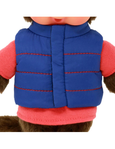 Monchhichi Bandai 20 cm Peluche con Chaqueta de Plumas