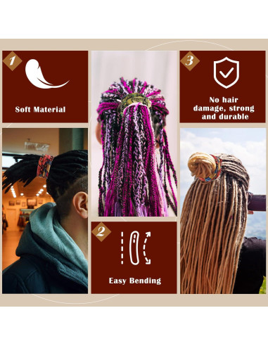 Corbatas de Cabello Espiral Hanaive 2 Pcs Patrón Chic