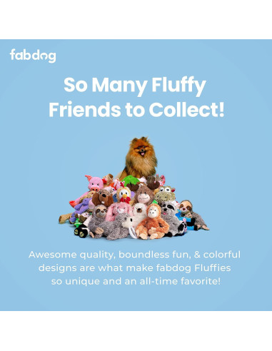 Juguete de Peluche para Perros Fabdog Cocodrilo Pequeño 29cm